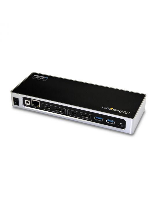 StarTech.com DK30A2DH stații de andocare și replicatoare de porturi pentru calculatoare portabile Prin cablu USB 3.2 Gen 1 (3.1 