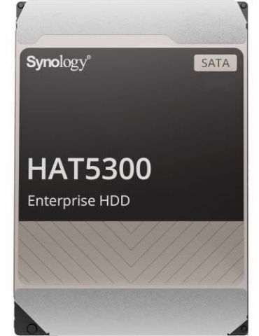 Synology hdd 8tb 3.5 enterprise sata 6gb/s 7200 rpm 256 mib 2.5 million hours mttf hat5300-8t Synology - 1 - Tik.ro
