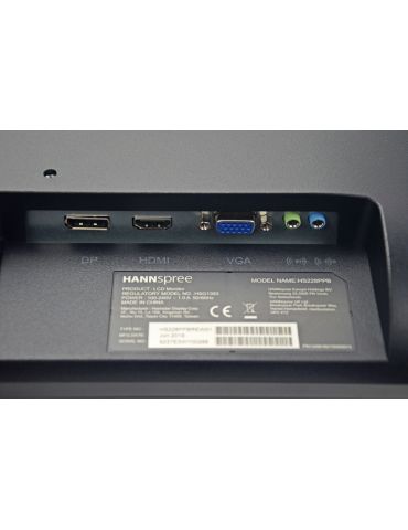 Hannspree HS228PPB LED display 54,6 cm (21.5") 1920 x 1080 Pixel Full HD Negru Hannspree - 8
