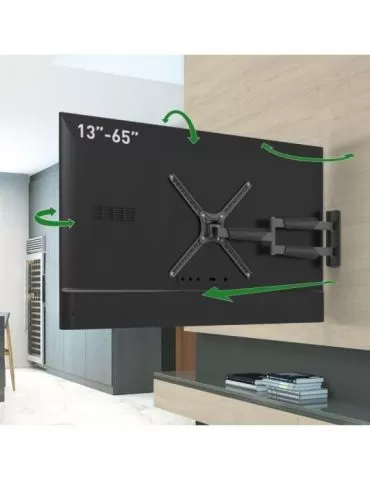 Suport tv plat/curbat de perete cu 2 brate barkan bm464xl Barkan - 1