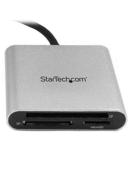StarTech.com FCREADU3C cititoare de carduri USB 3.2 Gen 1 (3.1 Gen 1) Type-C Negru, Argint StarTech.com - 2