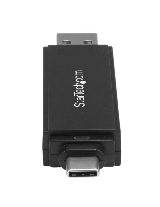 StarTech.com SDMSDRWU3AC cititoare de carduri USB 3.2 Gen 1 (3.1 Gen 1) Type-A/Type-C Negru StarTech.com - 3