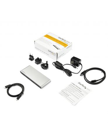 StarTech.com 4SD4FCRU31C cititoare de carduri USB 3.2 Gen 1 (3.1 Gen 1) Type-C Negru, Argint StarTech.com - 5