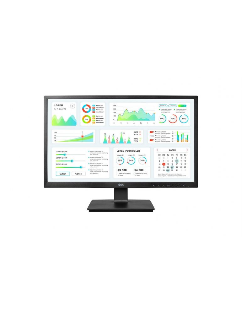LG 24CK550Z-BP 60,5 cm (23.8") 1920 x 1080 Pixel Full HD LED Negru