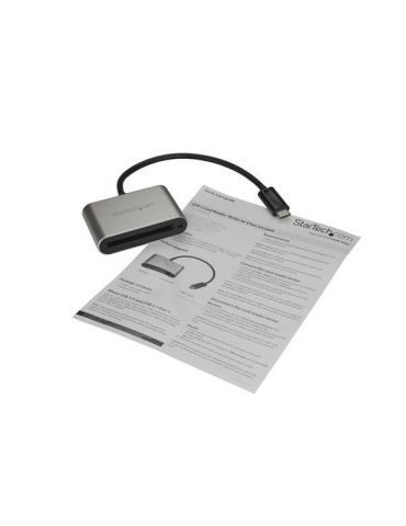 StarTech.com CFASTRWU3C cititoare de carduri USB 3.2 Gen 1 (3.1 Gen 1) Type-C Negru, Argint StarTech.com - 5