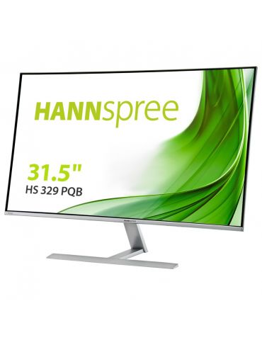 Hannspree HS329PQB LED display 80 cm (31.5") 2560 x 1440 Pixel Quad HD Aluminiu, Negru Hannspree - 1 - Tik.ro
