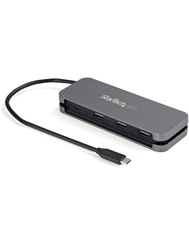 StarTech.com HB30CM3A1CB hub-uri de interfață USB 3.2 Gen 1 (3.1 Gen 1) Type-C 5000 Mbit/s Negru, Gri
