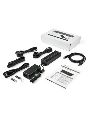 StarTech.com HB30A10AME hub-uri de interfață USB 3.2 Gen 1 (3.1 Gen 1) Type-B 5000 Mbit/s Negru StarTech.com - 4