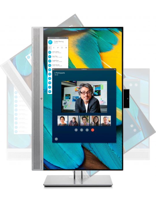 HP EliteDisplay E243m 60,5 cm (23.8") 1920 x 1080 Pixel Full HD LED Negru, Argint Hp - 1