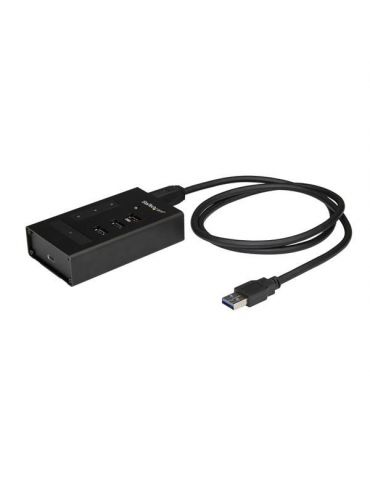 StarTech.com HB30A3A1CST hub-uri de interfață USB 3.2 Gen 1 (3.1 Gen 1) Type-B 5000 Mbit/s Negru StarTech.com - 1 - Tik.ro