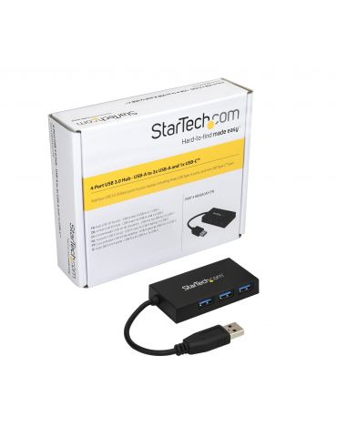 StarTech.com HB30A3A1CFB hub-uri de interfață USB 3.2 Gen 1 (3.1 Gen 1) Type-A 5000 Mbit/s Negru StarTech.com - 6