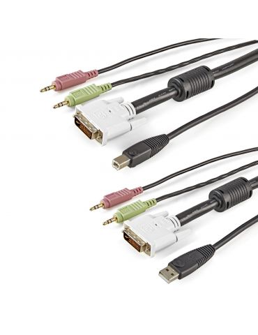 StarTech.com USBDVI4N1A6 cabluri KVM Negru 1,8 m StarTech.com - 1 - Tik.ro