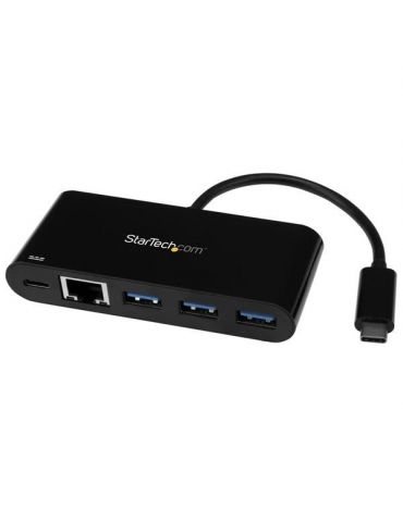 StarTech.com HB30C3AGEPD stații de andocare și replicatoare de porturi pentru calculatoare portabile Prin cablu USB 3.2 Gen 1 St - Tik.ro