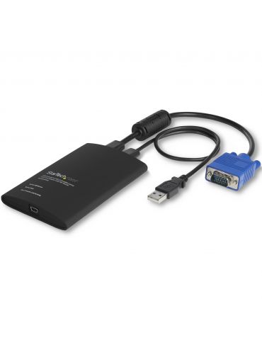 StarTech.com NOTECONS02 switch-uri pentru tastatură, mouse și monitor (KVM) Negru StarTech.com - 1 - Tik.ro
