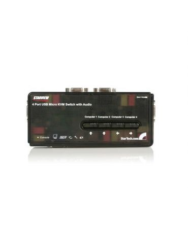 StarTech.com SV411KUSB switch-uri pentru tastatură, mouse și monitor (KVM) Negru StarTech.com - 1 - Tik.ro