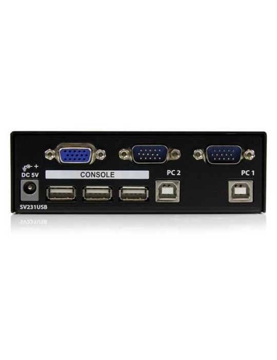 StarTech.com SV231USBGB switch-uri pentru tastatură, mouse și monitor (KVM) Negru StarTech.com - 3