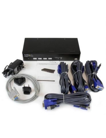 StarTech.com SV431USBDDM switch-uri pentru tastatură, mouse și monitor (KVM) Negru StarTech.com - 4
