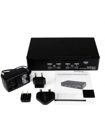 StarTech.com SV431DPUA switch-uri pentru tastatură, mouse și monitor (KVM) Negru StarTech.com - 4