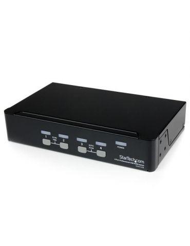 StarTech.com SV431USB switch-uri pentru tastatură, mouse și monitor (KVM) Raft pentru montat echipamente Negru StarTech.com - 1 - Tik.ro