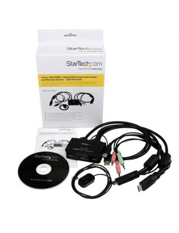 StarTech.com SV211HDUA switch-uri pentru tastatură, mouse și monitor (KVM) Negru StarTech.com - 6