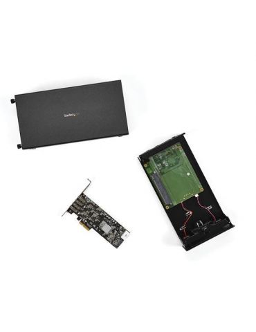 StarTech.com TB31PCIEX16 stații de andocare și replicatoare de porturi pentru calculatoare portabile Prin cablu Thunderbolt 3 St
