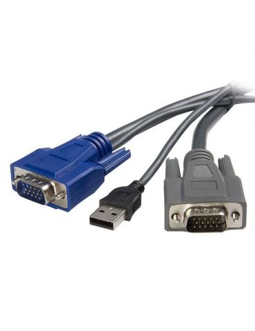 StarTech.com SVUSBVGA10 cabluri KVM Negru 3 m StarTech.com - 1 - Tik.ro