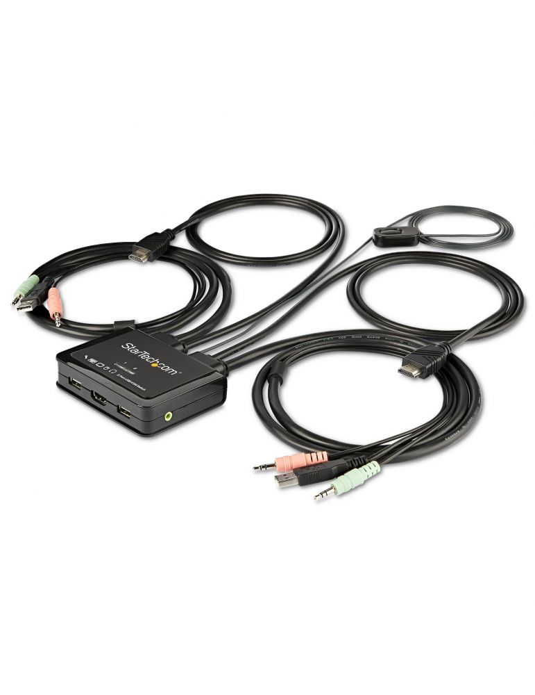 StarTech.com SV211HDUA4K switch-uri pentru tastatură, mouse și monitor (KVM) Negru
