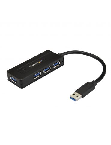 StarTech.com ST4300MINI hub-uri de interfață USB 3.2 Gen 1 (3.1 Gen 1) Type-A 5000 Mbit/s Negru StarTech.com - 1