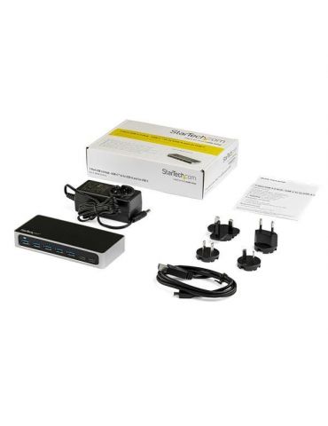 StarTech.com HB30C5A2CSC hub-uri de interfață USB 3.2 Gen 1 (3.1 Gen 1) Type-B 5000 Mbit/s Negru, Argint StarTech.com - 5