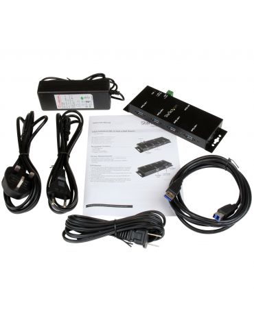 StarTech.com ST4300USBM hub-uri de interfață USB 3.2 Gen 1 (3.1 Gen 1) Type-B 5000 Mbit/s Negru StarTech.com - 6