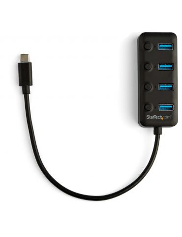 StarTech.com HB30C4AIB hub-uri de interfață USB 3.2 Gen 1 (3.1 Gen 1) Type-C 5000 Mbit/s Negru StarTech.com - 4