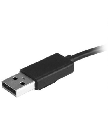 StarTech.com ST4200MINI2 hub-uri de interfață USB 2.0 480 Mbit/s Negru, Argint StarTech.com - 4