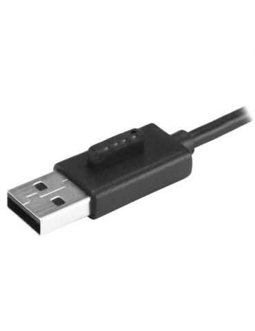 StarTech.com ST4200MINI2 hub-uri de interfață USB 2.0 480 Mbit/s Negru, Argint StarTech.com - 5