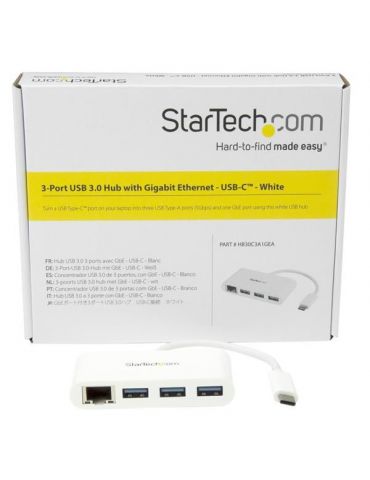 StarTech.com HB30C3A1GEA card de rețea Ethernet 1000 Mbit/s StarTech.com - 4