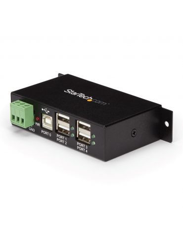 StarTech.com ST4200USBM hub-uri de interfață USB 2.0 Type-B 480 Mbit/s Negru StarTech.com - 1 - Tik.ro