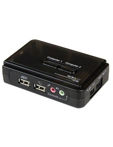 StarTech.com SV211KUSB switch-uri pentru tastatură, mouse și monitor (KVM) Negru StarTech.com - 1 - Tik.ro