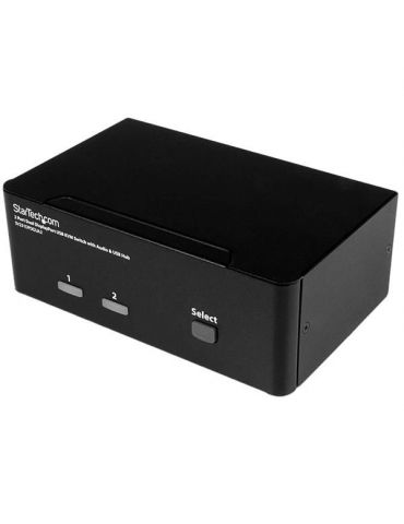 StarTech.com SV231DPDDUA2 switch-uri pentru tastatură, mouse și monitor (KVM) Negru StarTech.com - 1 - Tik.ro