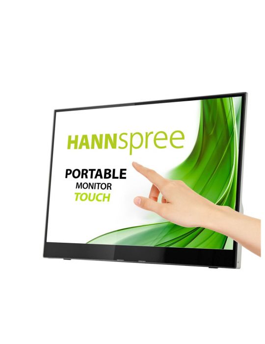 Hannspree HT161CGB monitoare LCD 39,6 cm (15.6") 1920 x 1080 Pixel Full HD LED Ecran tactil Negru, Argint Hannspree - 2