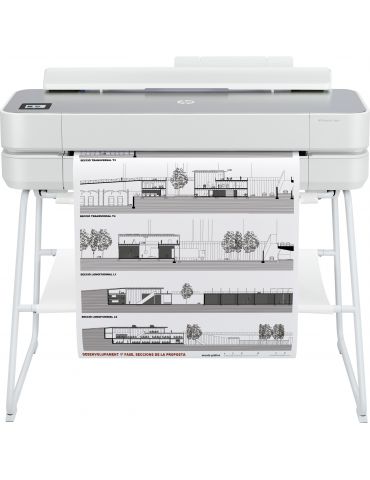 HP Designjet Impresora Studio Steel de 24" imprimante de format mare Wi-Fi Inkjet termală Culoare 2400 x 1200 DPI 610 x 1897 mm