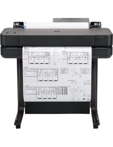 HP Designjet T630 imprimante de format mare Wi-Fi Inkjet termală Culoare 2400 x 1200 DPI 610 x 1897 mm Ethernet LAN Hp - 2