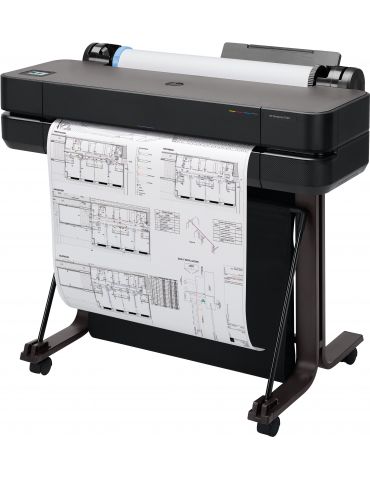HP Designjet T630 imprimante de format mare Wi-Fi Inkjet termală Culoare 2400 x 1200 DPI 610 x 1897 mm Ethernet LAN Hp - 3