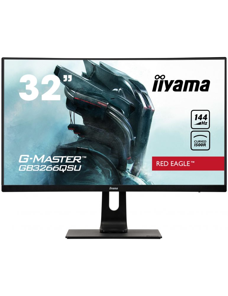 iiyama G-MASTER GB3266QSU-B1 LED display 80 cm (31.5") 2560 x 1440 Pixel Quad HD Negru