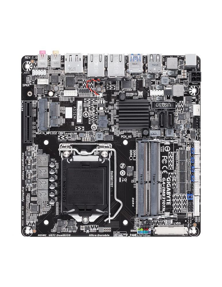 Gigabyte GA-IMB310TN plăci de bază Intel H310 mini ITX