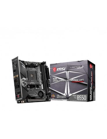 MSI MPG B550I GAMING EDGE MAX WIFI plăci de bază AMD B550 Mufă AM4 mini ITX Msi - 6