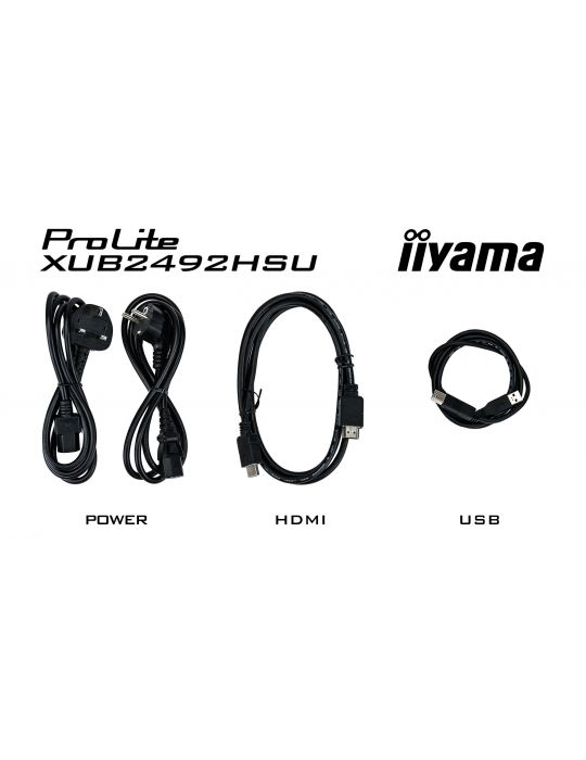 iiyama ProLite XUB2492HSU-B5 LED display 60,5 cm (23.8") 1920 x 1080 Pixel Full HD Negru Iiyama - 10