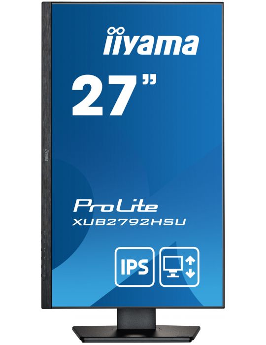 iiyama ProLite XUB2792HSU-B5 LED display 68,6 cm (27") 1920 x 1080 Pixel Full HD Negru Iiyama - 2