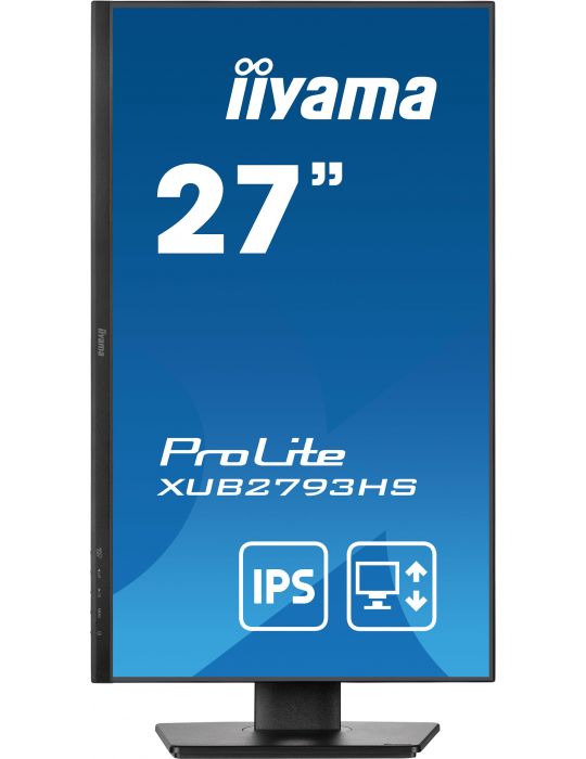 iiyama ProLite XUB2793HS-B5 LED display 68,6 cm (27") 1920 x 1080 Pixel Full HD Negru Iiyama - 2