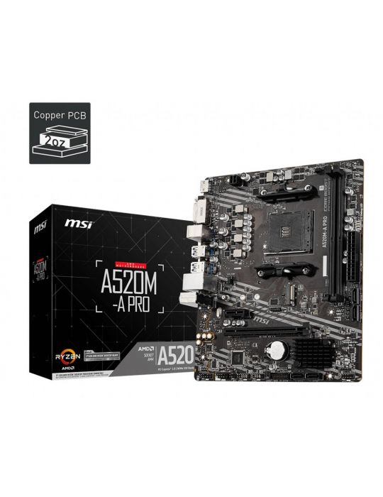MSI A520M-A PRO plăci de bază AMD A520 Mufă AM4 micro-ATX Msi - 5