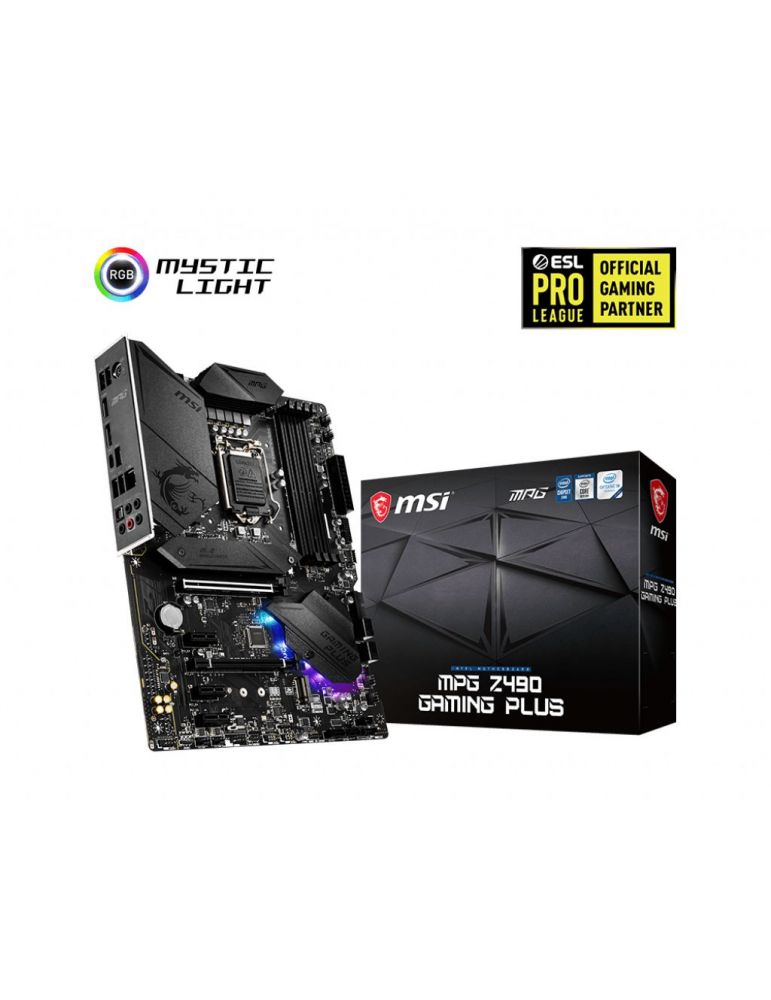 Placa de baza MSI MPG Z490 GAMING PLUS, Intel Z490, socket 1200, ATX