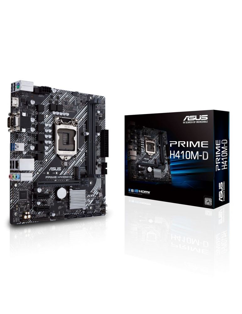 Placa de baza ASUS PRIME H410M-D, Intel H410, socket 1200, mATX